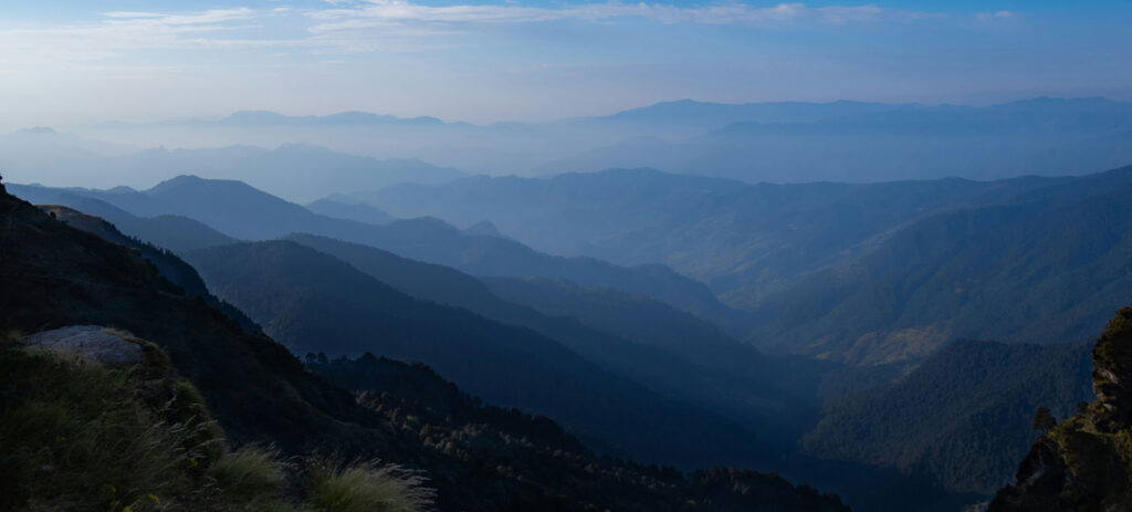 South Asia mountain view