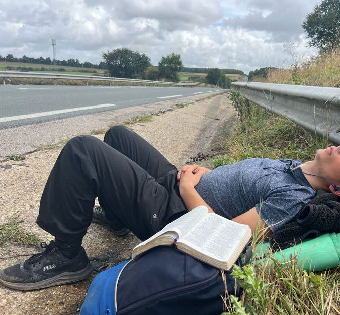 meditating on the Word by the roadside