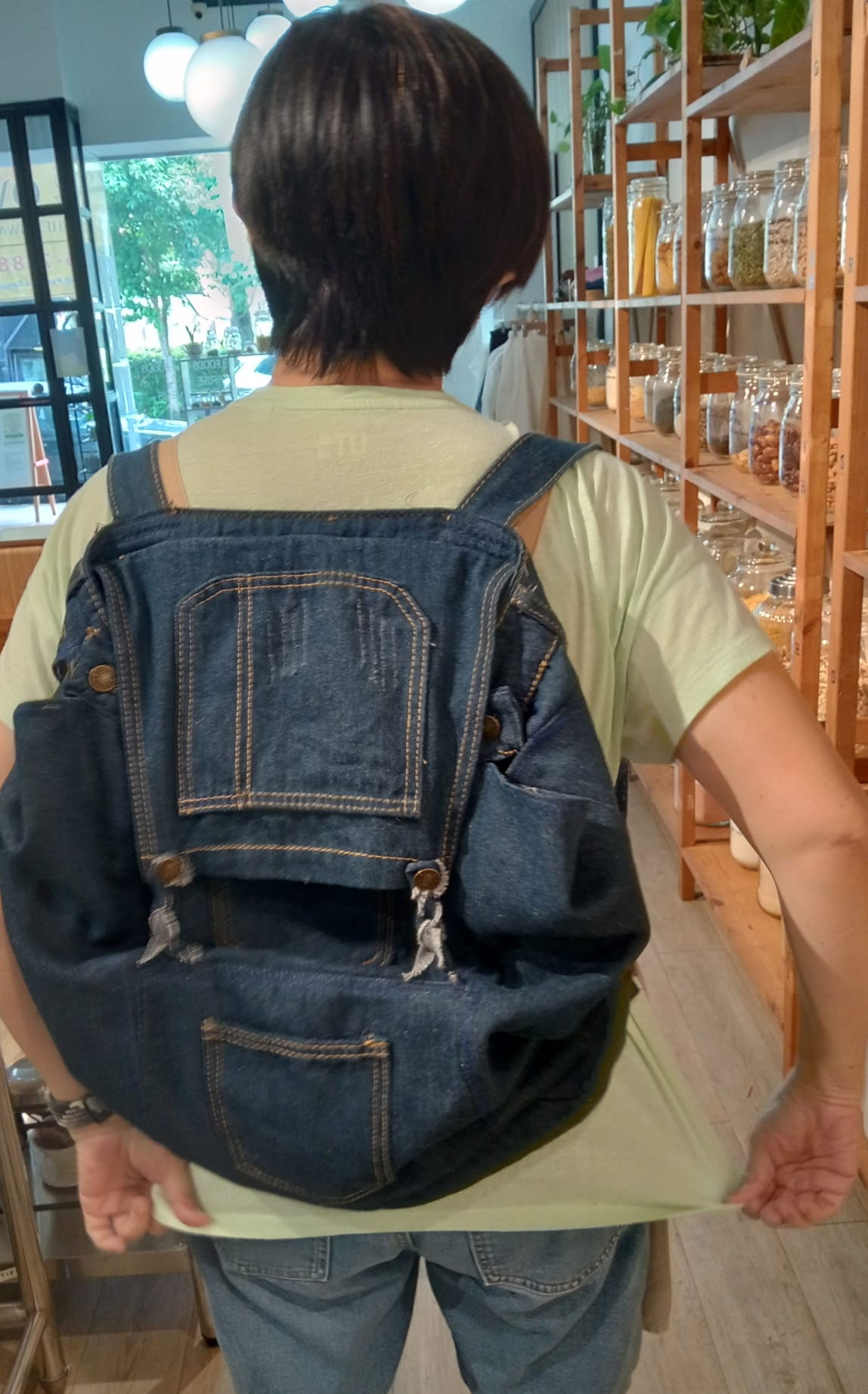 jeans bag backpack